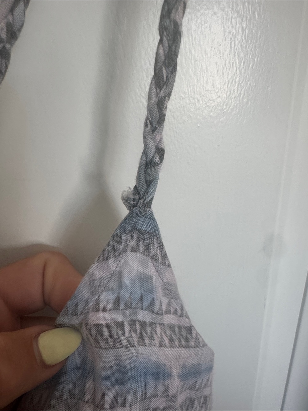 Billabong Blue and Cream Striped Lightweight Maxi Slip Dress - Picture 6 of 6